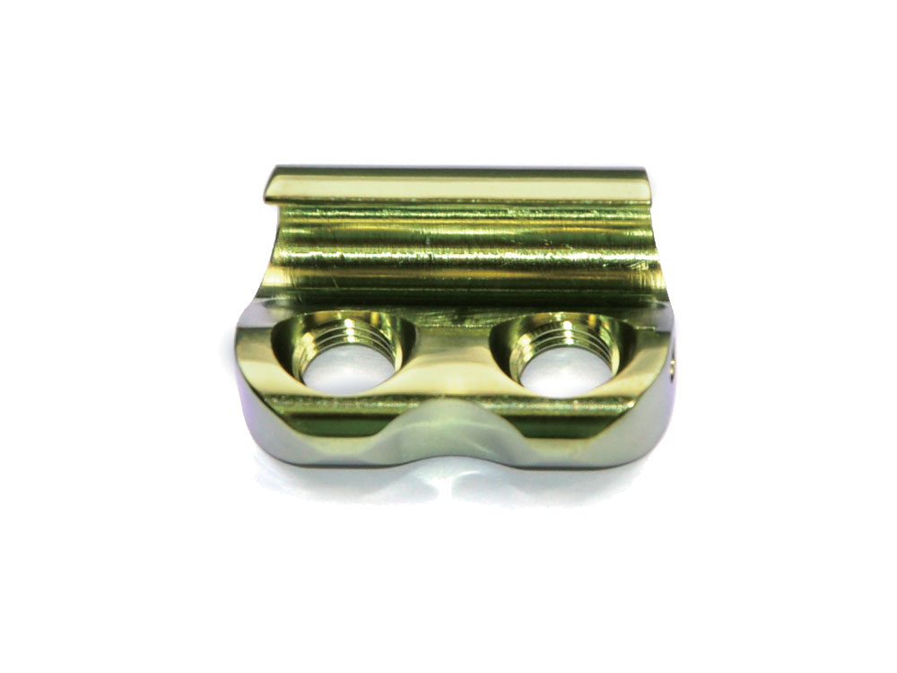 Зажим 04 Двойное отверстие для одинарной штанги (половинный крючок)