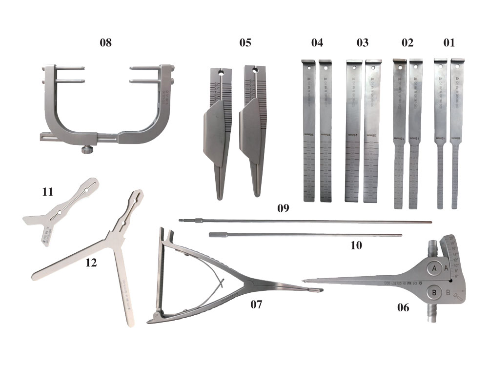 Instrument Set for High Tibial Osteotomy (HTO)